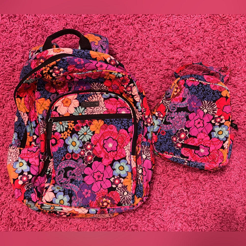 Vera Bradley Backpack & Lunch Box